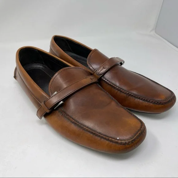 Prada | Shoes | Prada Shoes Loafers Belt Leather Driving  display picture 2